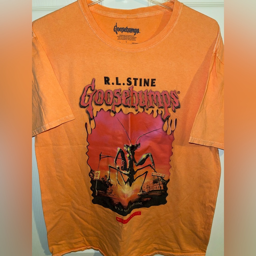 Orange Goosebumps T-Shirt Large